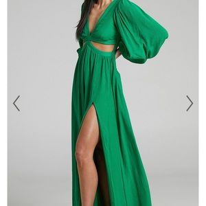 Showpo side cutout maxi dress